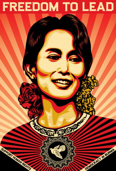 Icona Aung San Suu Kyi