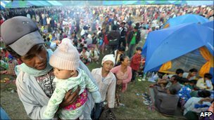 Foto - Rifugiati scappati a Maes Sot - Post Election